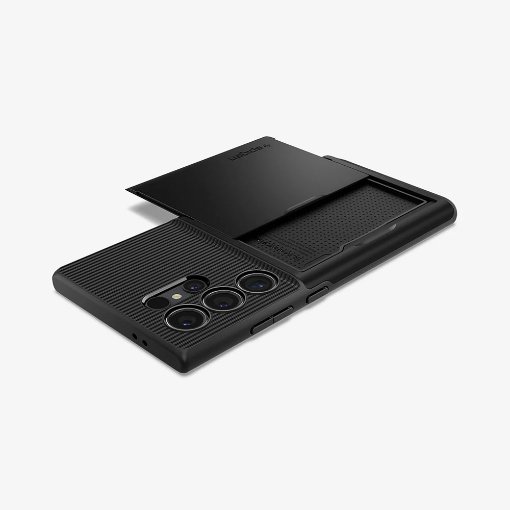Samsung Galaxy S24 Ultra Slim Armor CS Case Hülle   Kartenfach (ACS07306) - Schwarz