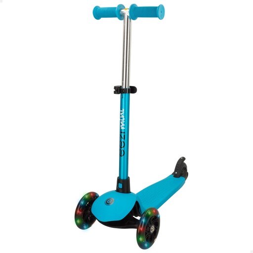 Patinete Eezi de 3 rodas com luzes e guidão removível