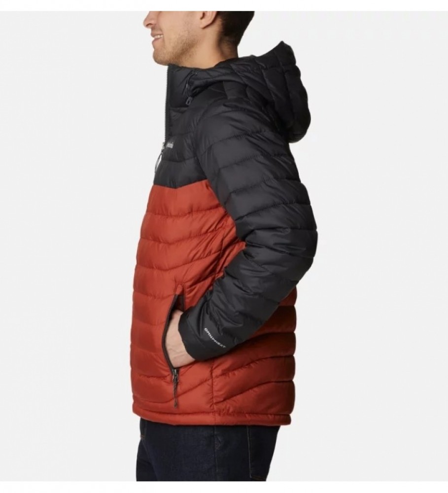 Columbia Chaqueta com capucha Powder Lite vermelho