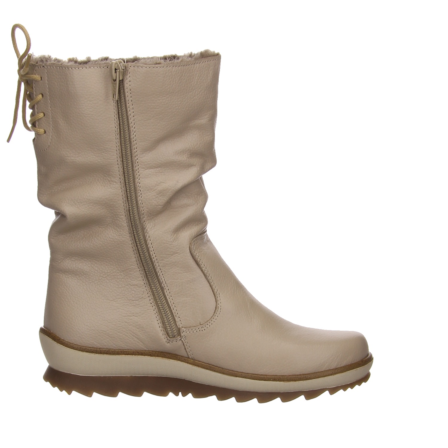 Remonte Stiefel hellbeige weiss/weiss kombi