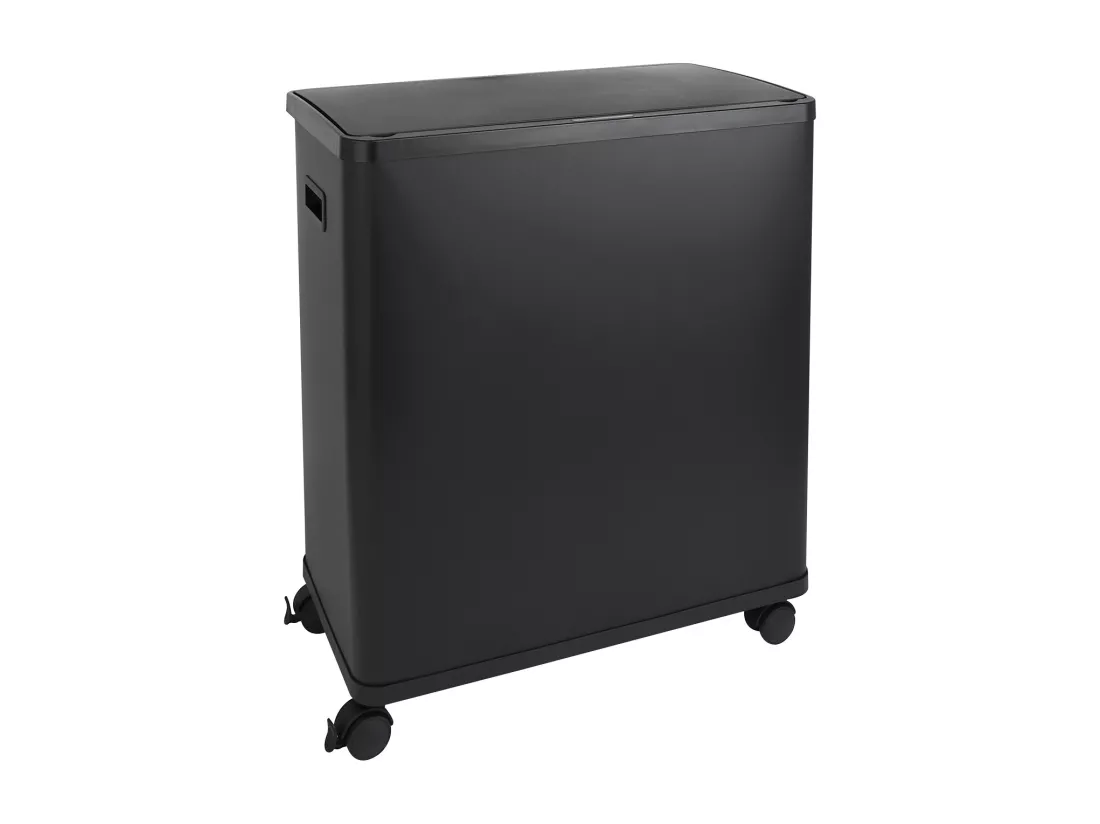 Poubelle double 60l avec seau intérieur