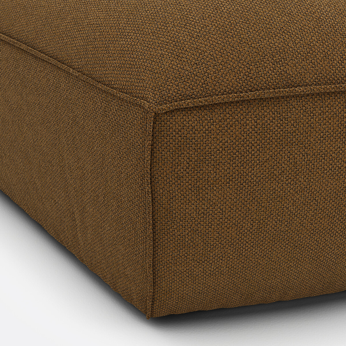 LA REDOUTE INTERIEURS<br>Canto aberto modular, tecido texturizado, Seven