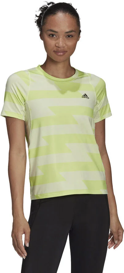 adidas Fast Allover Print løbe T-shirt Grøn