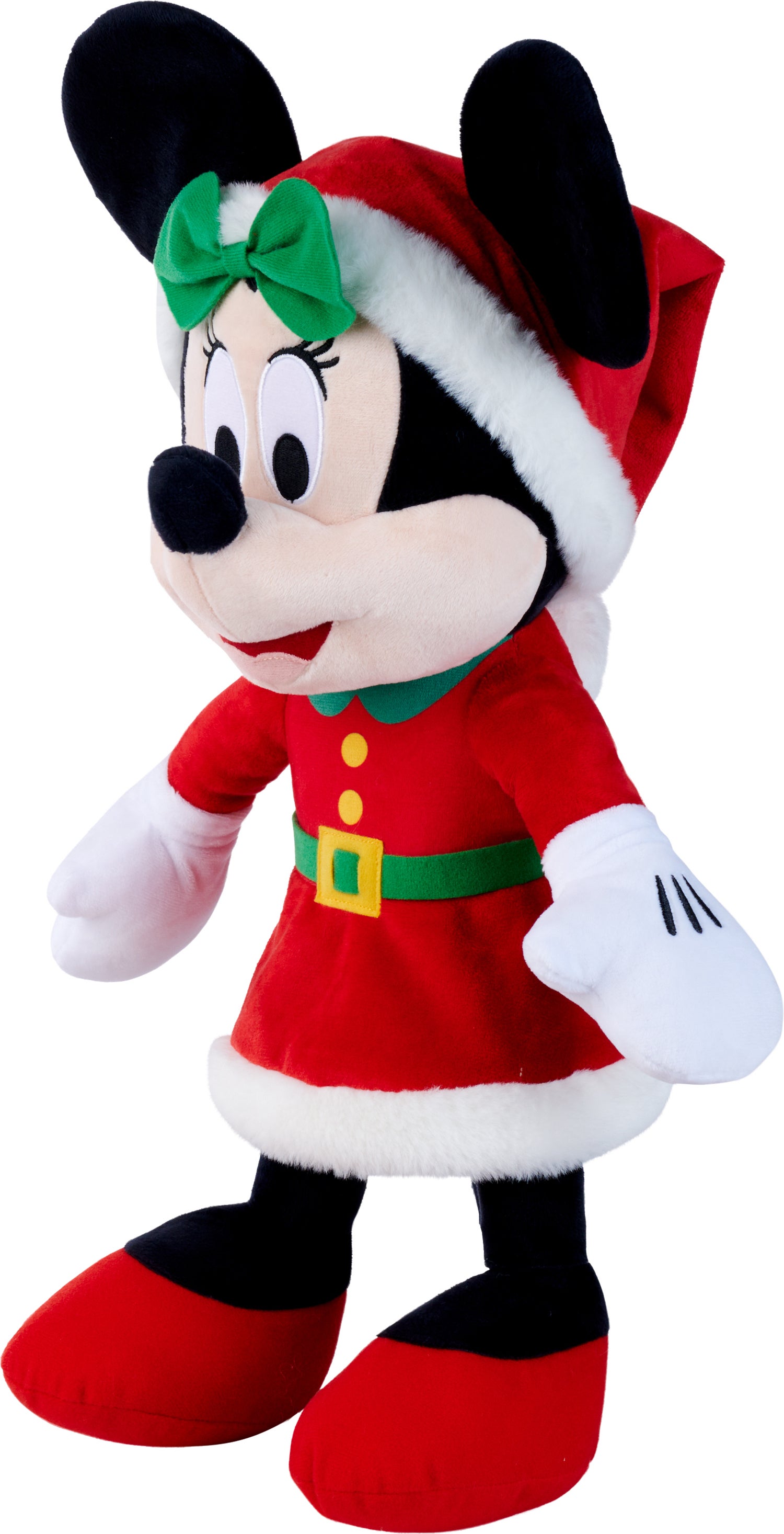 Disney knuffel Mickey en Vrienden minnie rood / zwart 20 x 20 x 45 cm