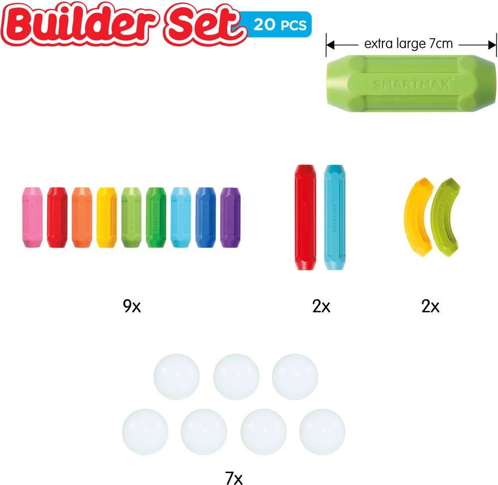 SMARTMAX - BUILDER SET - 20 PIECES