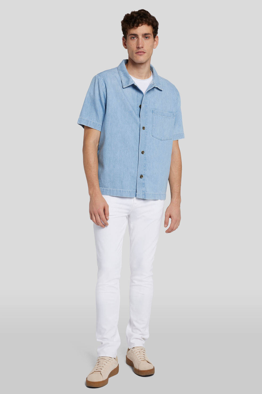 7 for all mankind| Herren Jeans SLIMMY WHITE DESERT Slim Fit