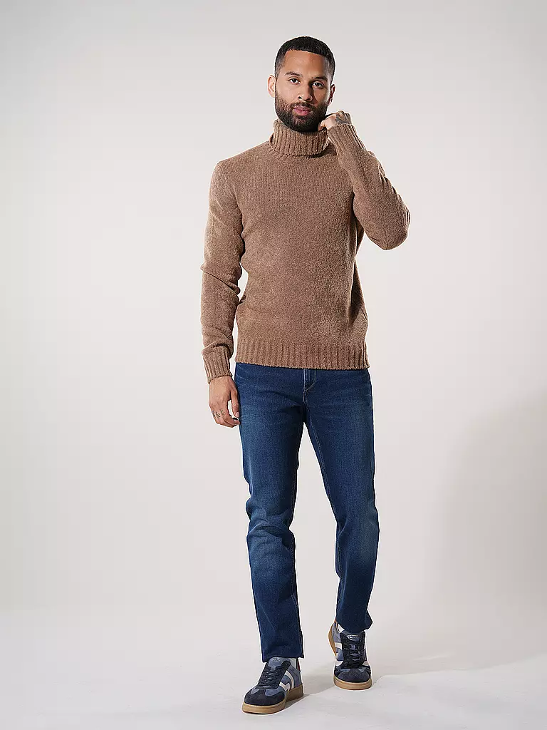 GRAN SASSO Rollkragenpullover camel
