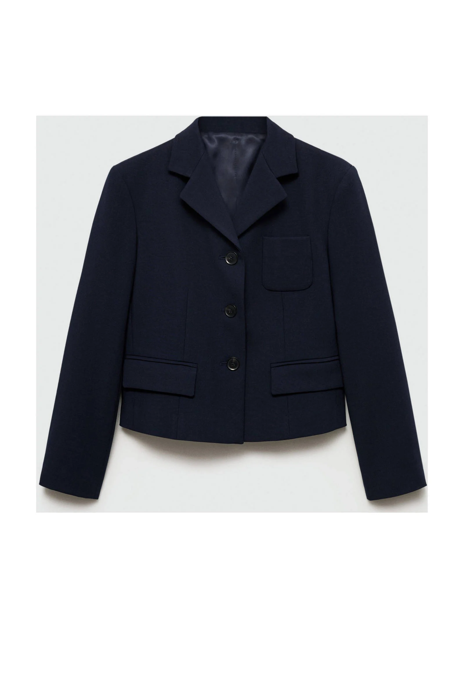 Mango jasje donkerblauw