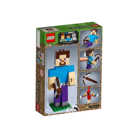 LEGO® Minecraft™ 21148 BigFig Steve mit Papagei