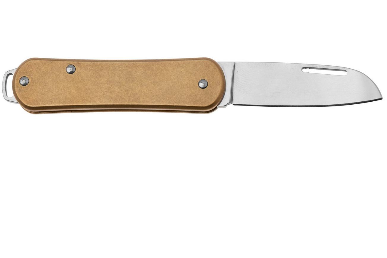 Fox Vulpis FX-VP108-OT Polished M390, Brass, zakmes