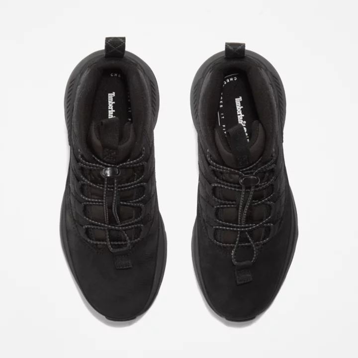 Chukka Euro Trekker para jovens na cor preta