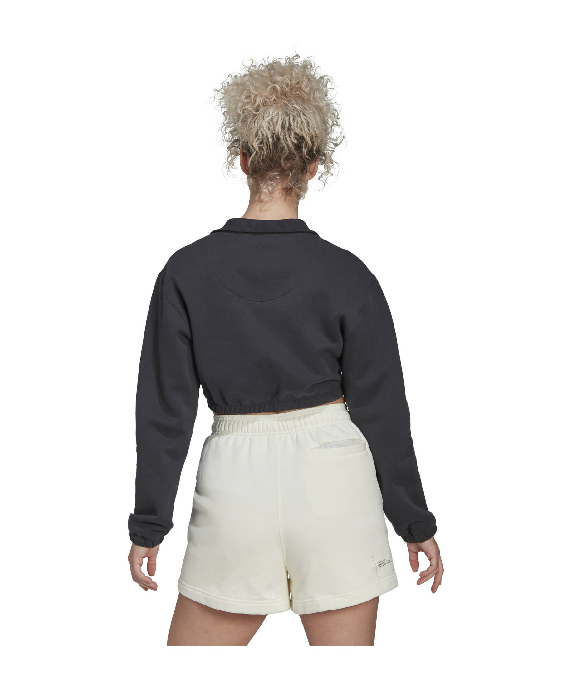 adidas Sportswear| Damen Sweatshirt CROPPED HALF-ZIP