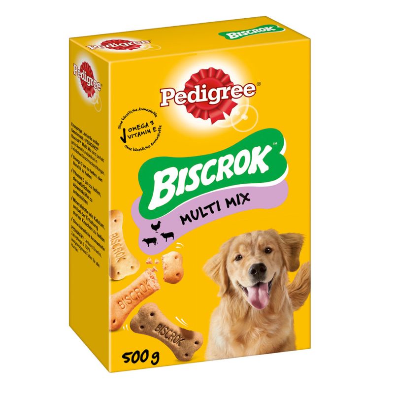Biscuits Pedigree Biscrok, 3 saveurs
