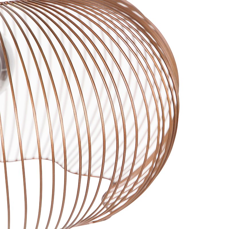Industriële hanglamp koper 49 cm - Finn