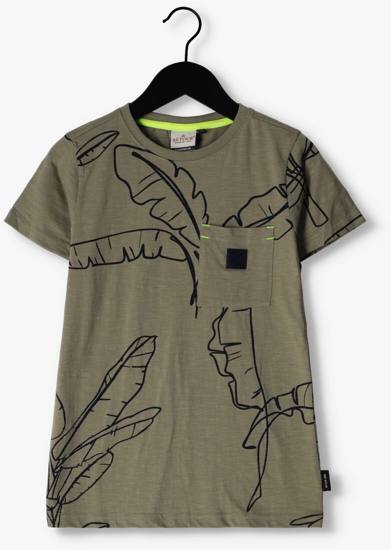 RETOUR groene retour t-shirt jimmo