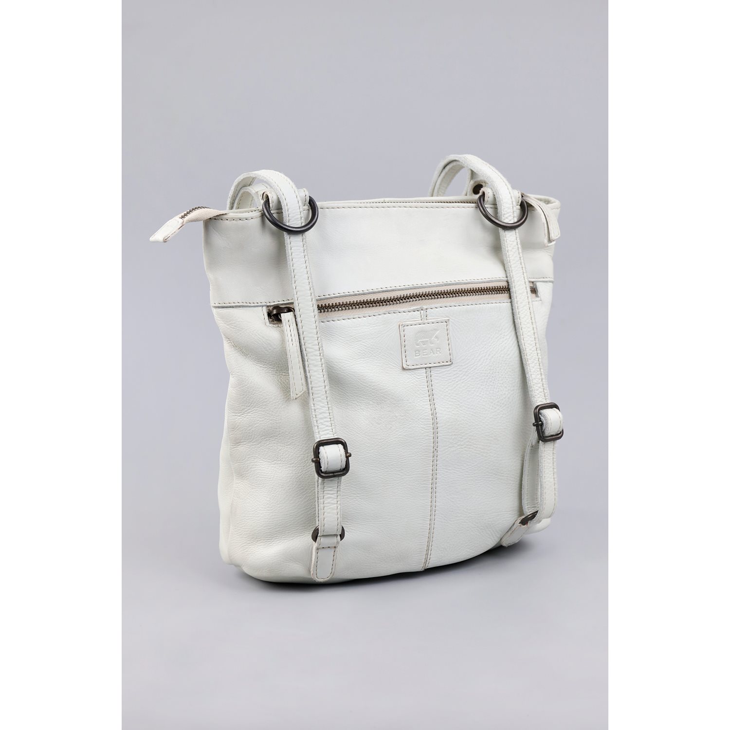 Bear Design Cow Lavato shoulderbag off white