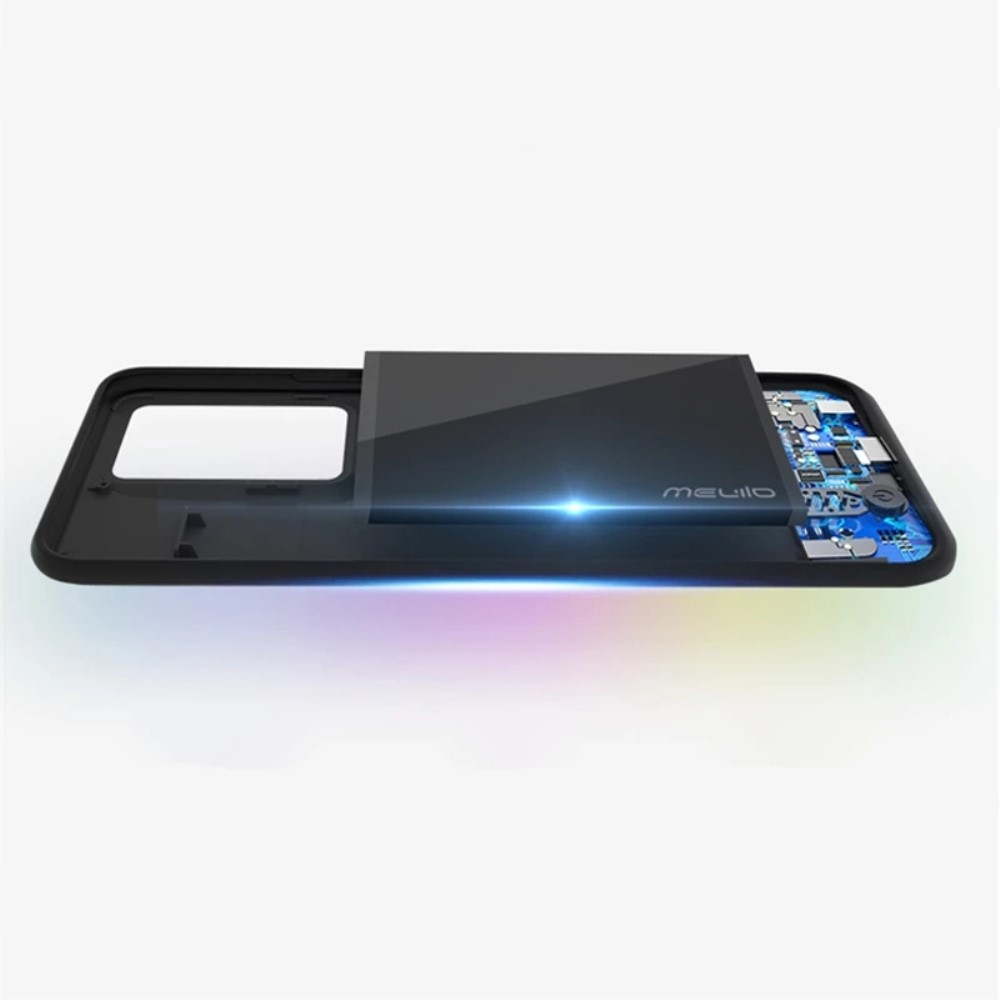 Samsung Galaxy S21 FE 5G Backpack Akku Case Schutzhülle (5000mAh) - Schwarz