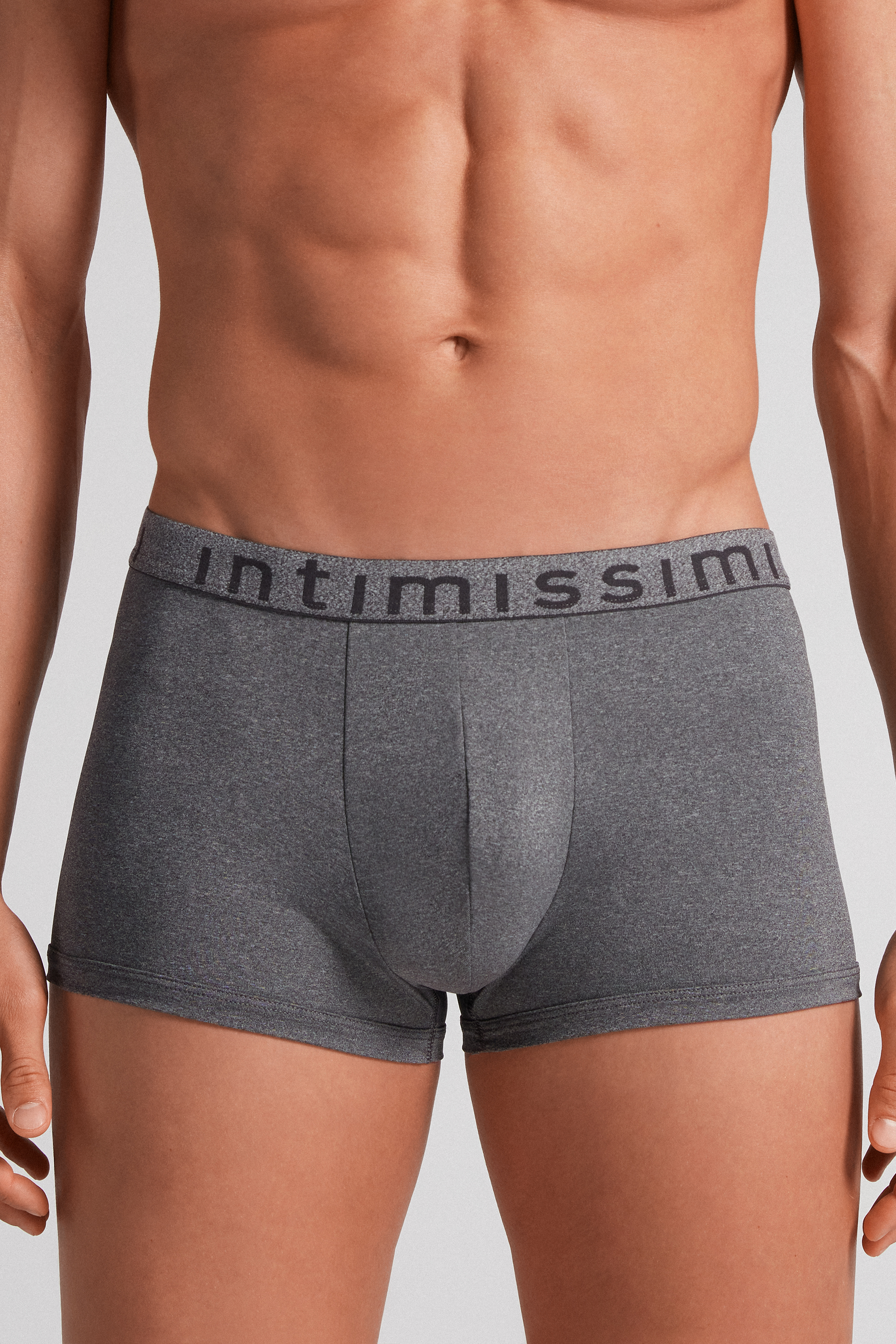 Cuecas boxer de microfibra com logotipo