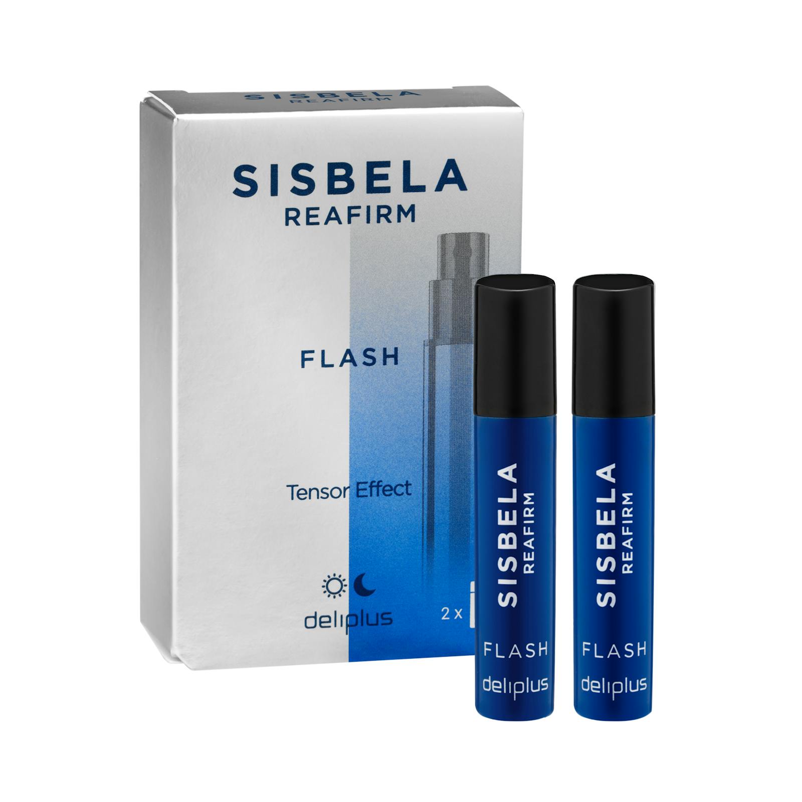 Ampoules visage effet tenseur Deliplus Sisbela Reafirm Flash Spray