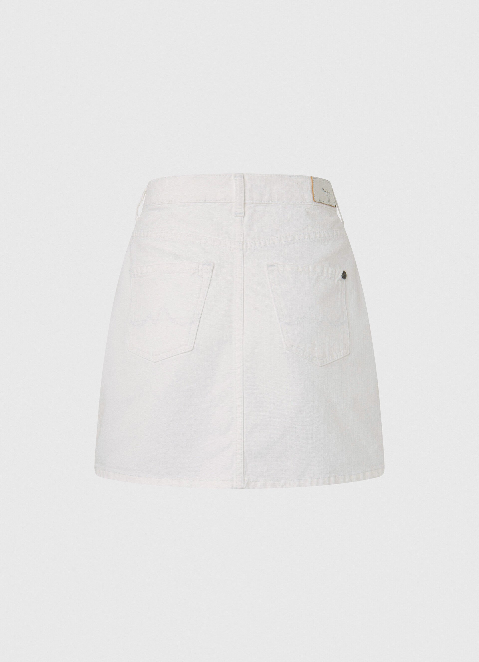 Saia jeans de corte regular - jeans
