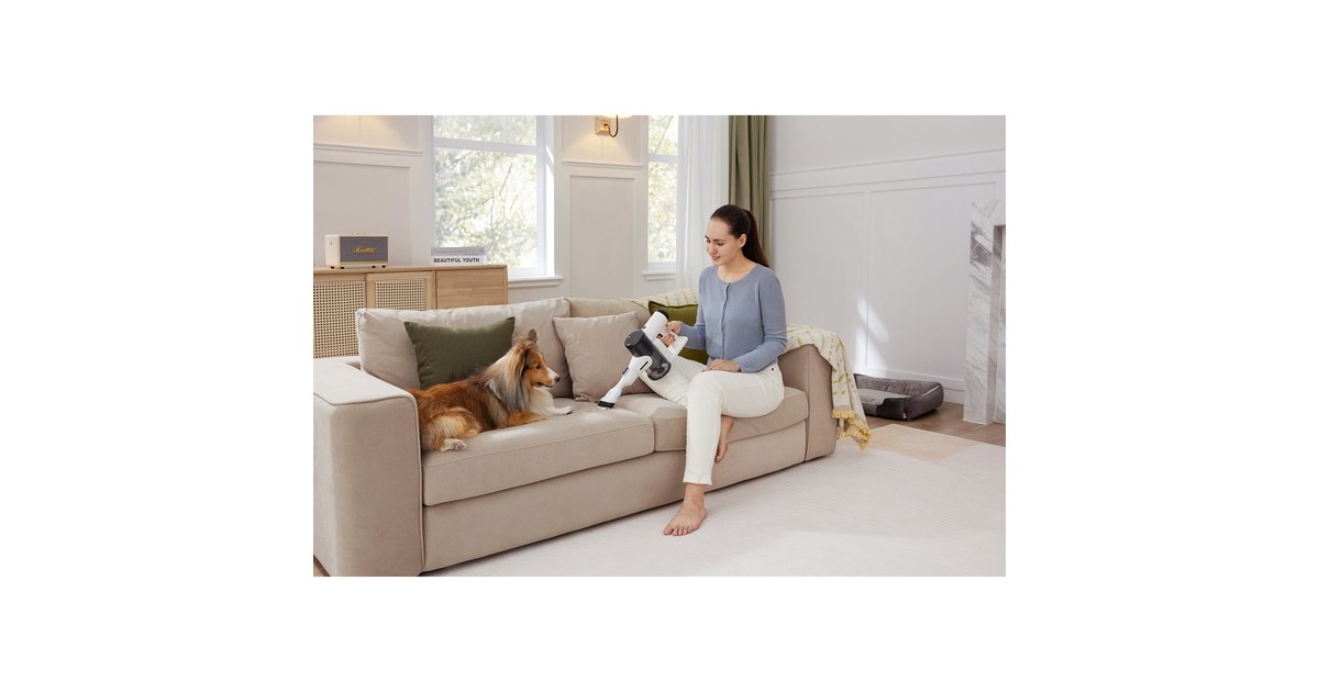 TinecoPURE ONE Air Pet+ Steelstofzuiger  (Wit/zwart, Smart | oplaadbaar | iLoop Smart Sensor-technologie | app)