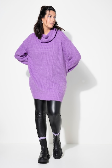 Pullover, oversized, Rollkragen