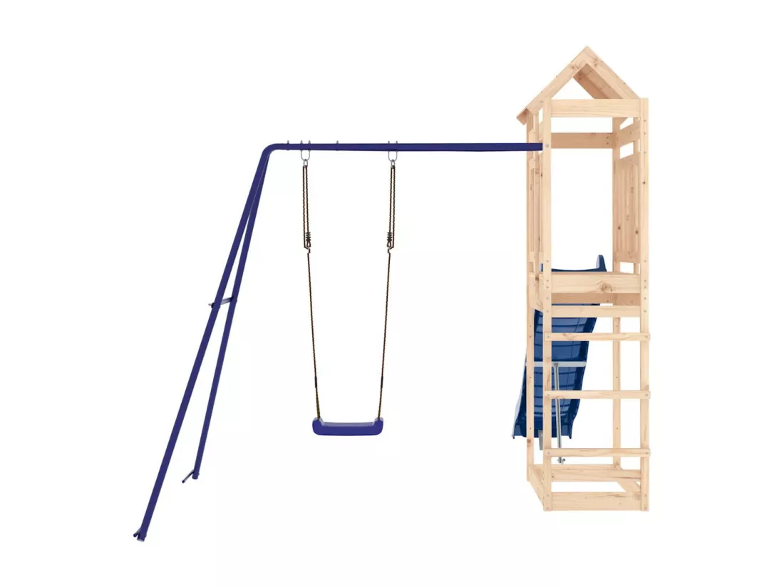 Aire de jeux d'extérieur bois de pin massif