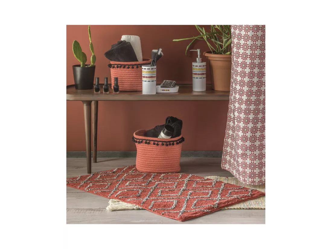 Lot de 2 paniers de rangements corde de coton TERRY