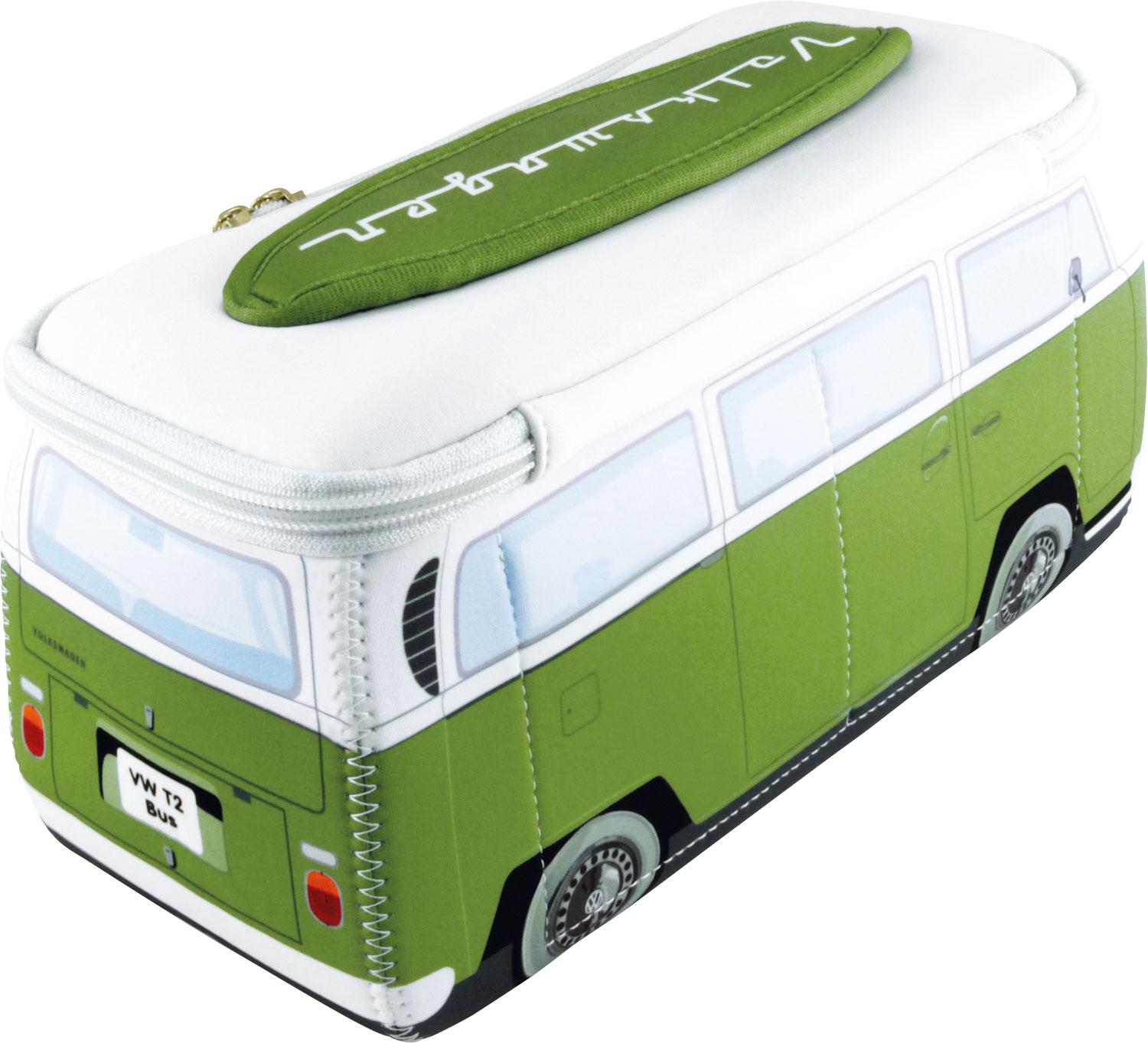 VW Collection T2 Bulli Neopren Universaltasche 4,5 Liter Grün