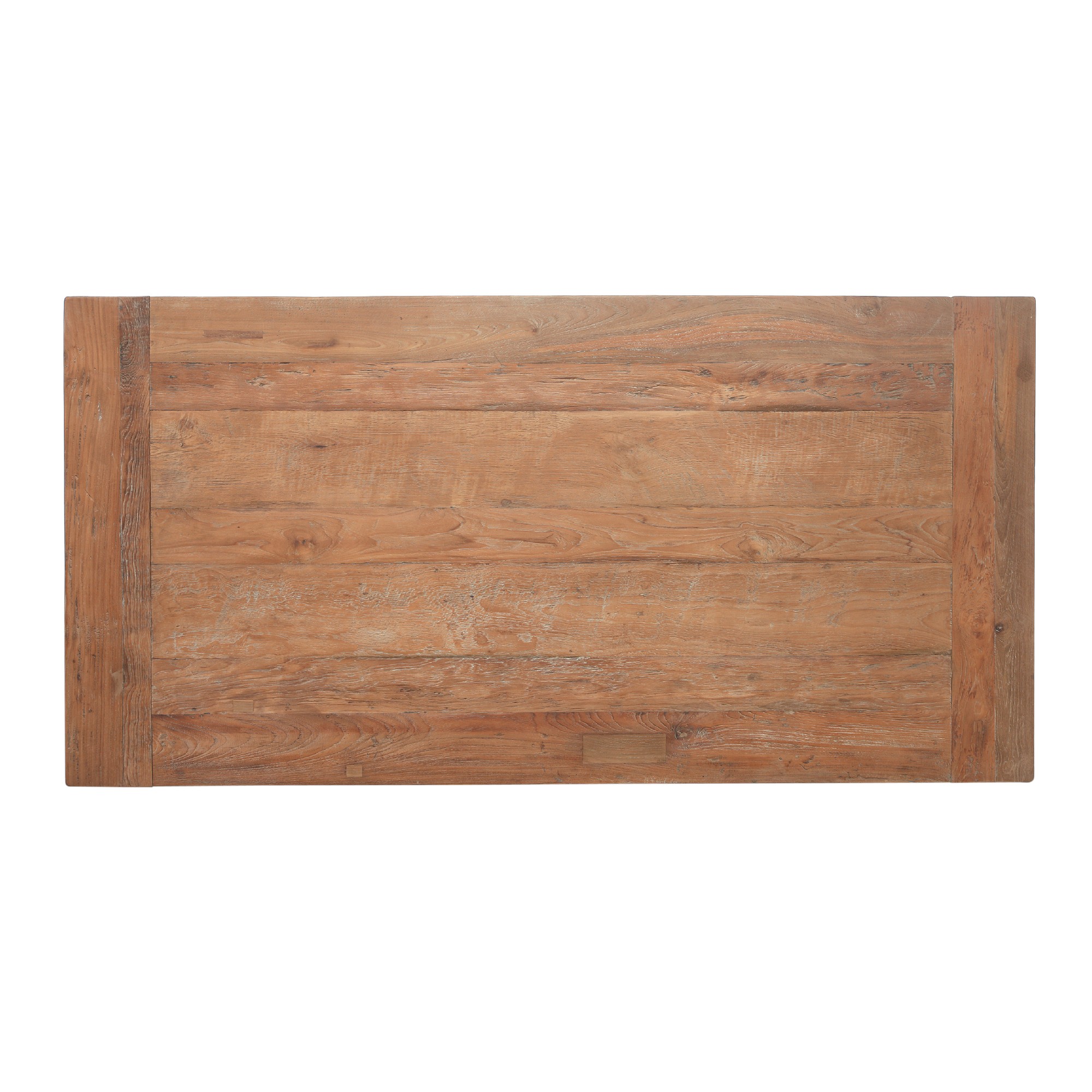 Esstisch aus recyceltem Teak ohne Schublade, natur, L 140 cm, B 90 cm, H 78 cm von fischer's lagerhaus