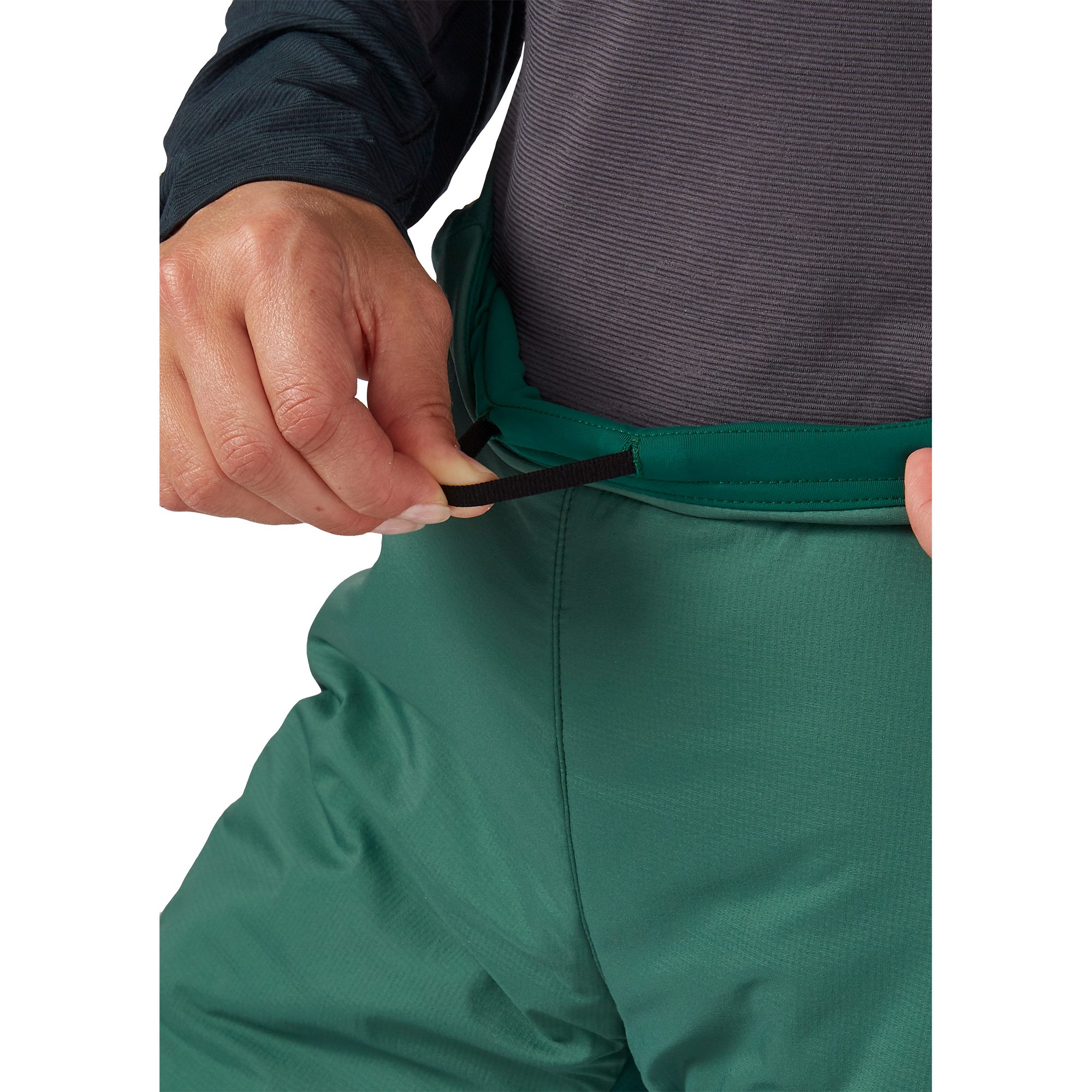 RAB Xenair 3/4 Midlayer Hose Damen green slate