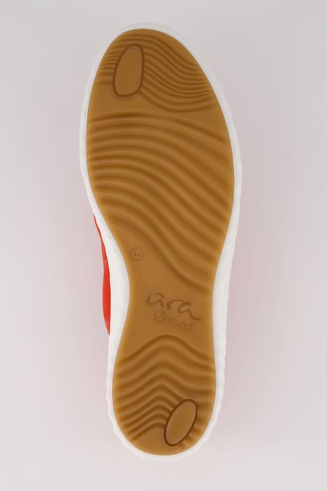Ara Leder-Sneaker, Veloursleder, Wechselfußbett