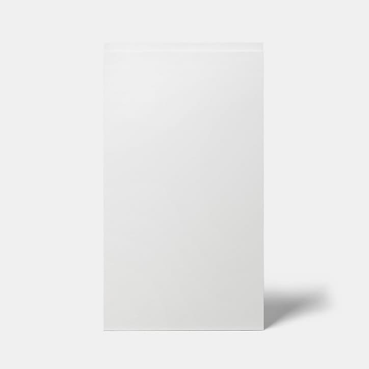 Porte de meuble de cuisine Garcinia blanc brillant l. 50 cm x H. 90 cm GoodHome
