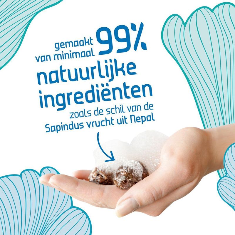 Seepje - Vloeibaar Wasmiddel Universeel - Sprankelende Jasmijn - 1 Liter