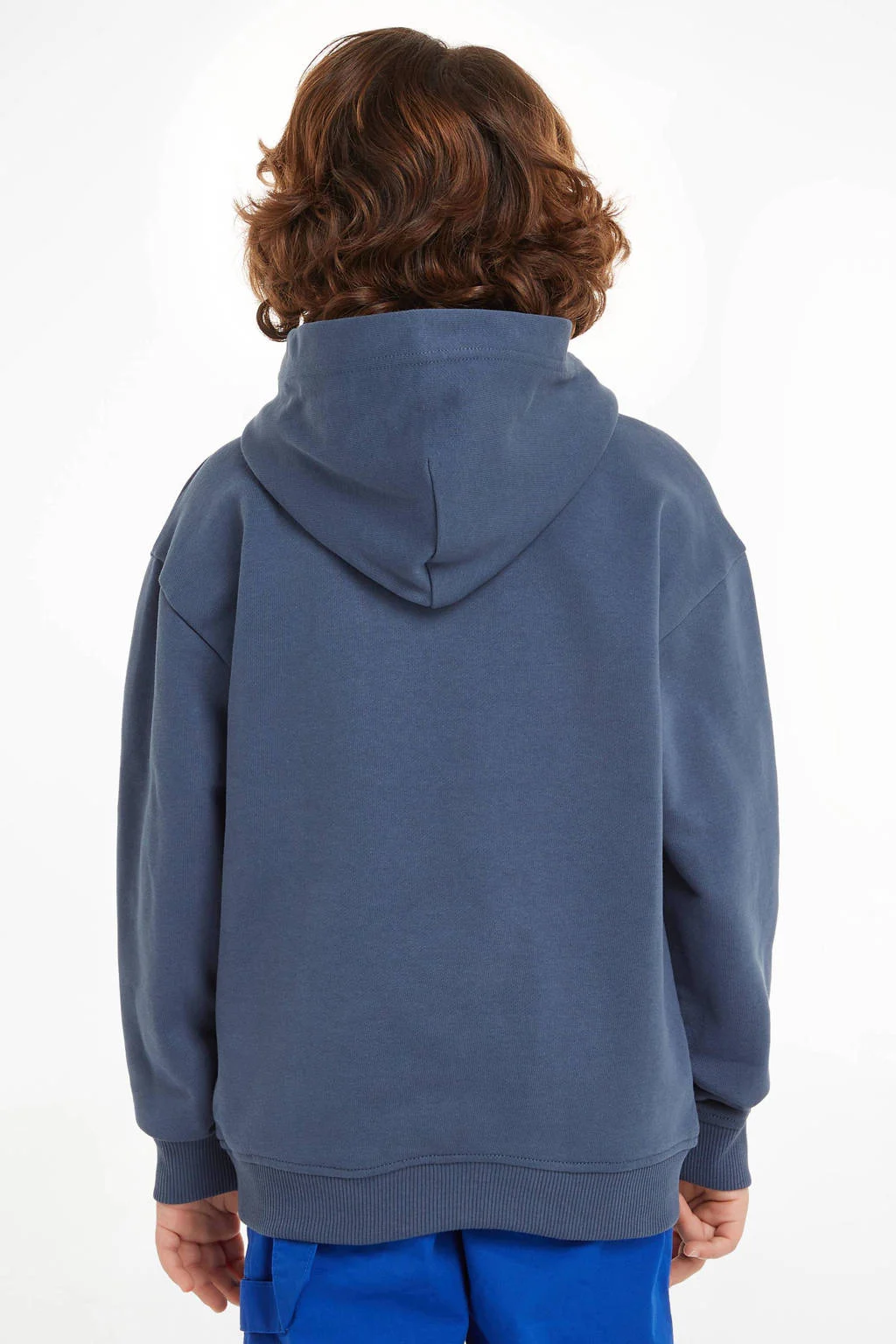 Tommy Hilfiger hoodie met logo donkerblauw