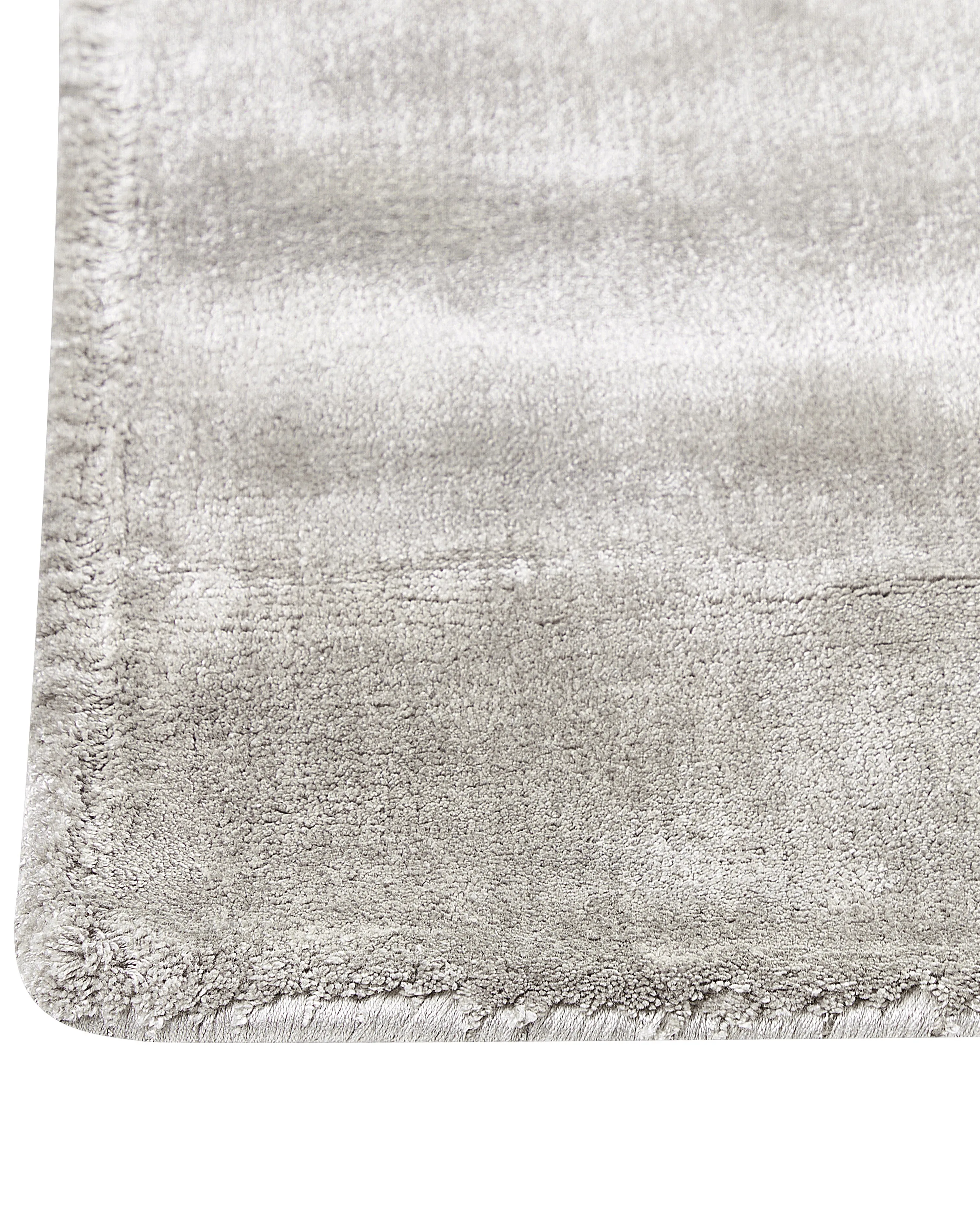 Vloerkleed GESI II Lichtgrijs 80 x 300 cm Viscose