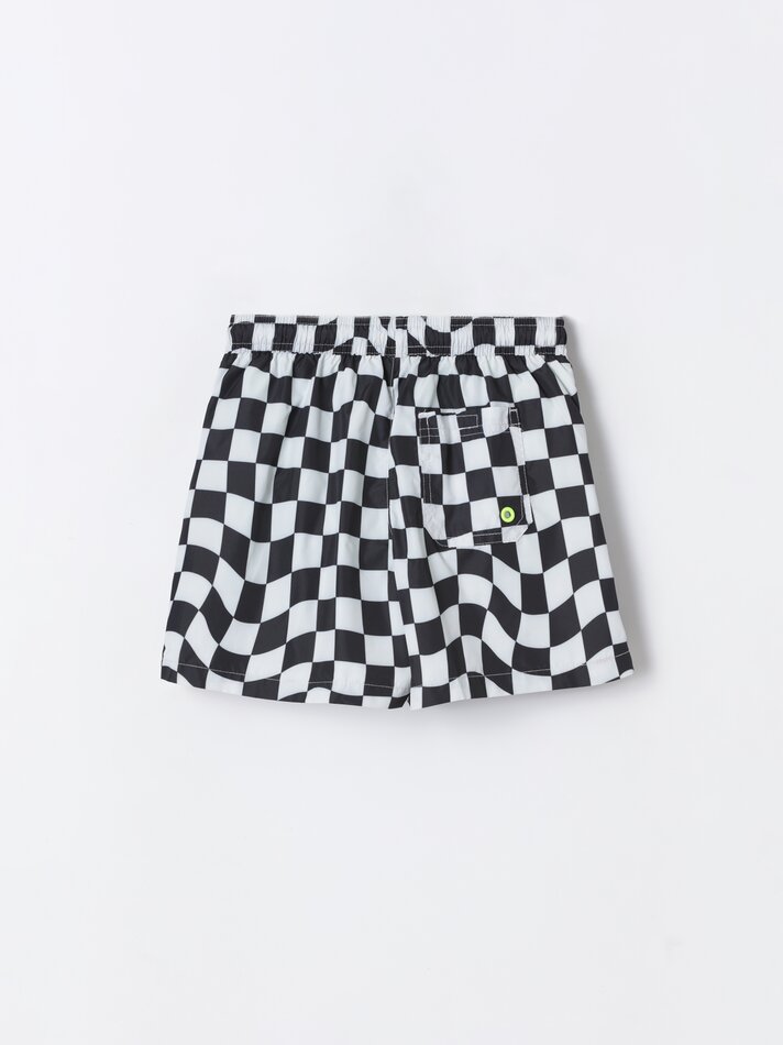 Maiô estampado - Preto