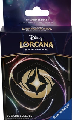 Disney Lorcana Card Sleeve Plastlomme Branded 65-Pack