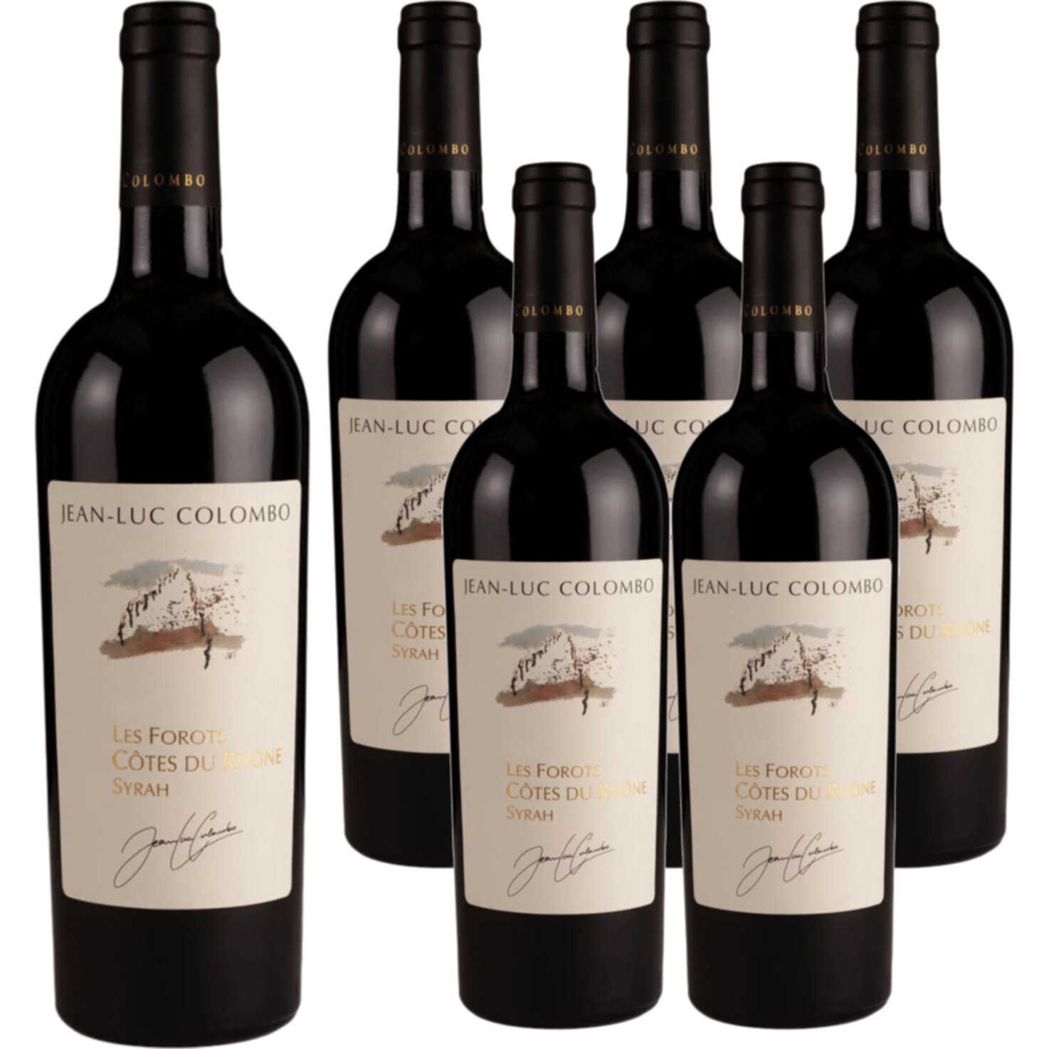Côtes du Rhône AOC Les Forots Jean-Luc Colombo 6x 75cl -6x 75cl