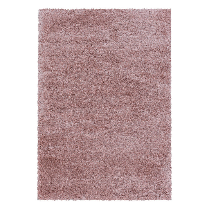 Hoogpolig vloerkleed - Fuzzy Roze | Stijlvol