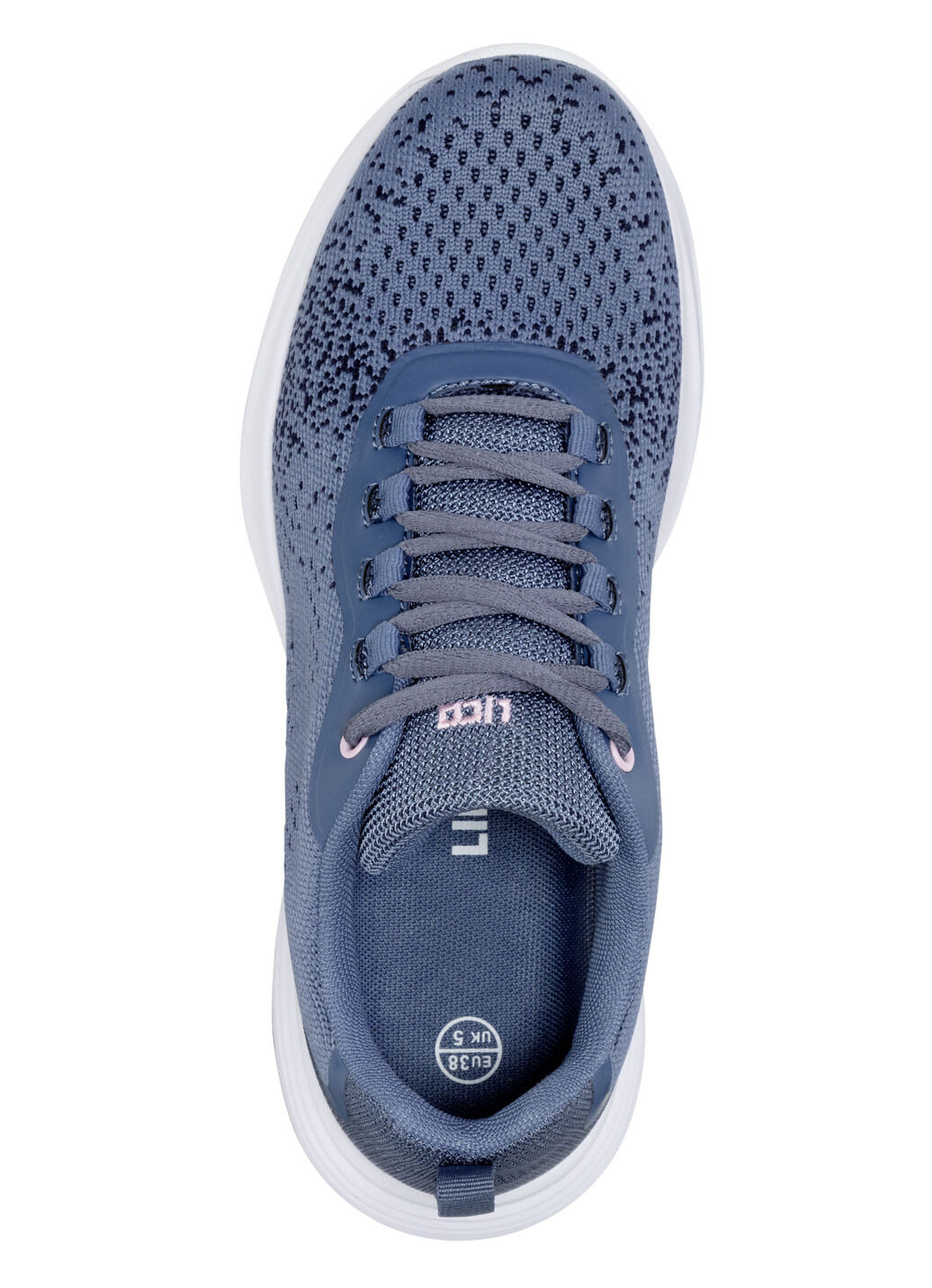 Schnür-Sneaker aus effektvoll strukturiertem Textilmaterial
