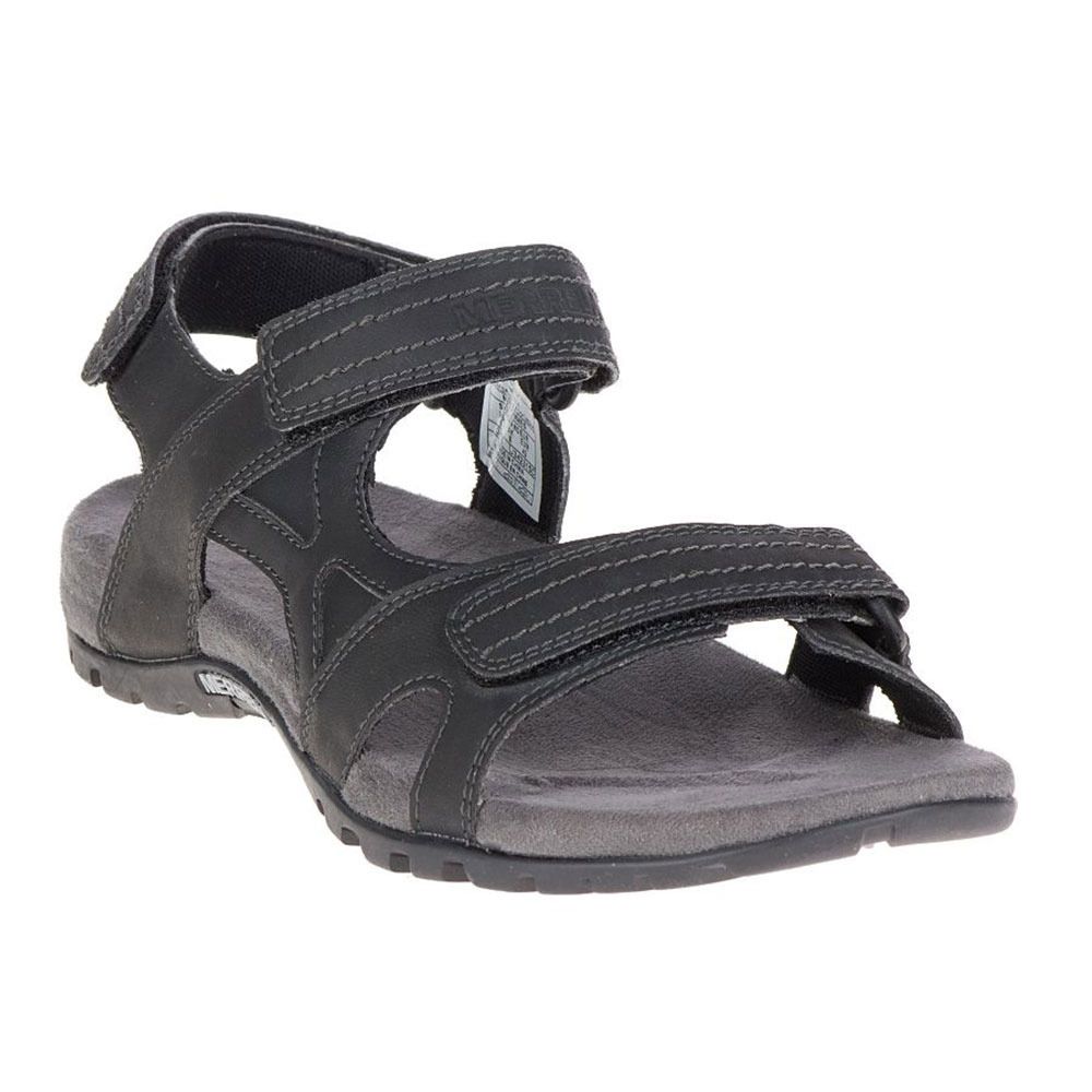Merrell SANDSPUR RIFT STRAP - Chaussures randonné Homme black