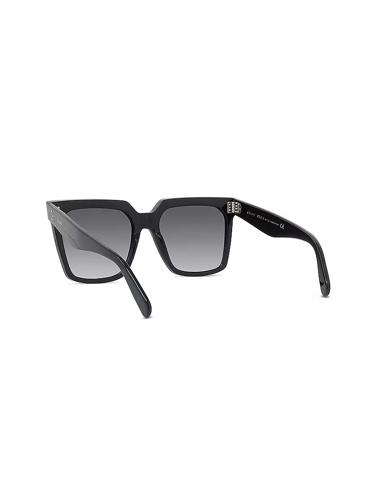 CELINE CELINE 3 Dots schwarze eckige Sonnenbrille schwarz