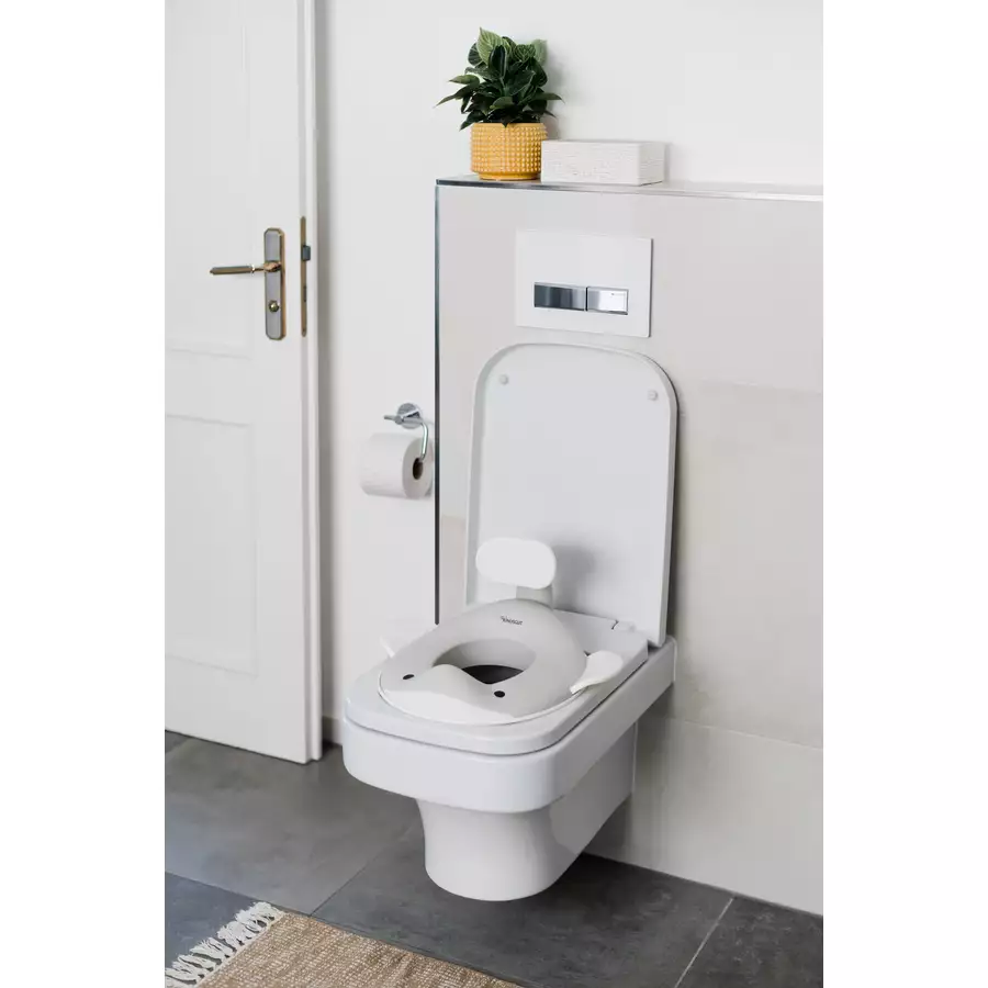 KINDSGUT Toilettenaufsatz Wal hellgrau