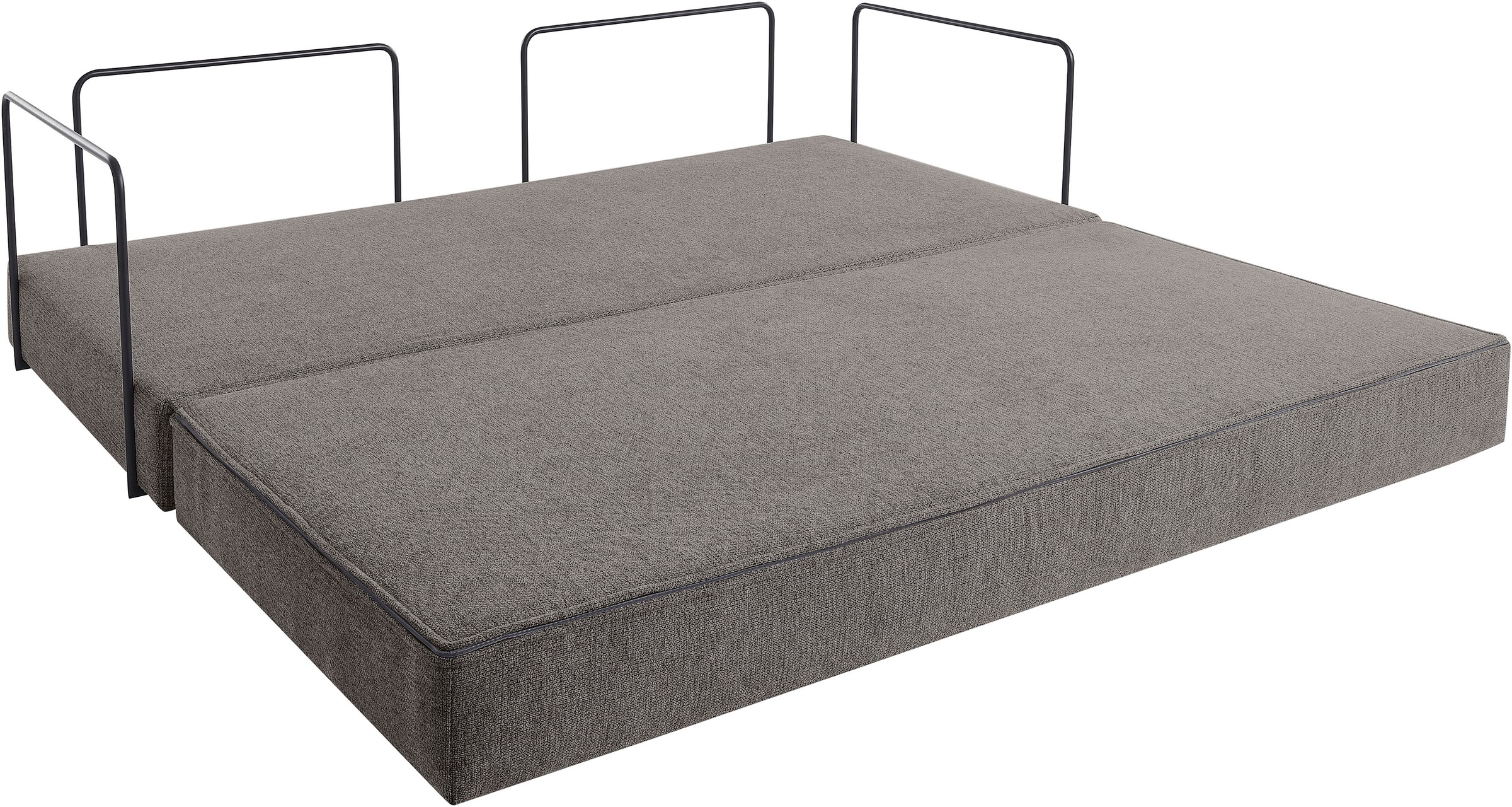 homsy by Ana Johnson Schlafsofa »Folda, Dauerschläfer, Breite 206 cm, Liegefläche 181x198 cm« mit Bett-/Schlaffunktion, inkl. 1x Zierkissen, Tonnentaschenfederkern