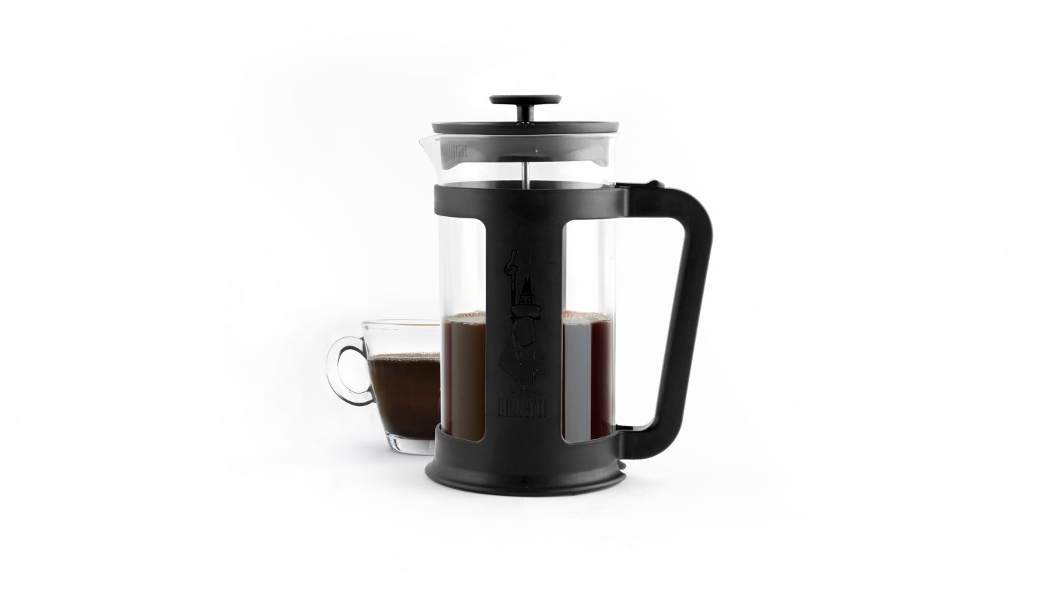 Bialetti Smart Kaffeebereiter  1 Liter schwarz