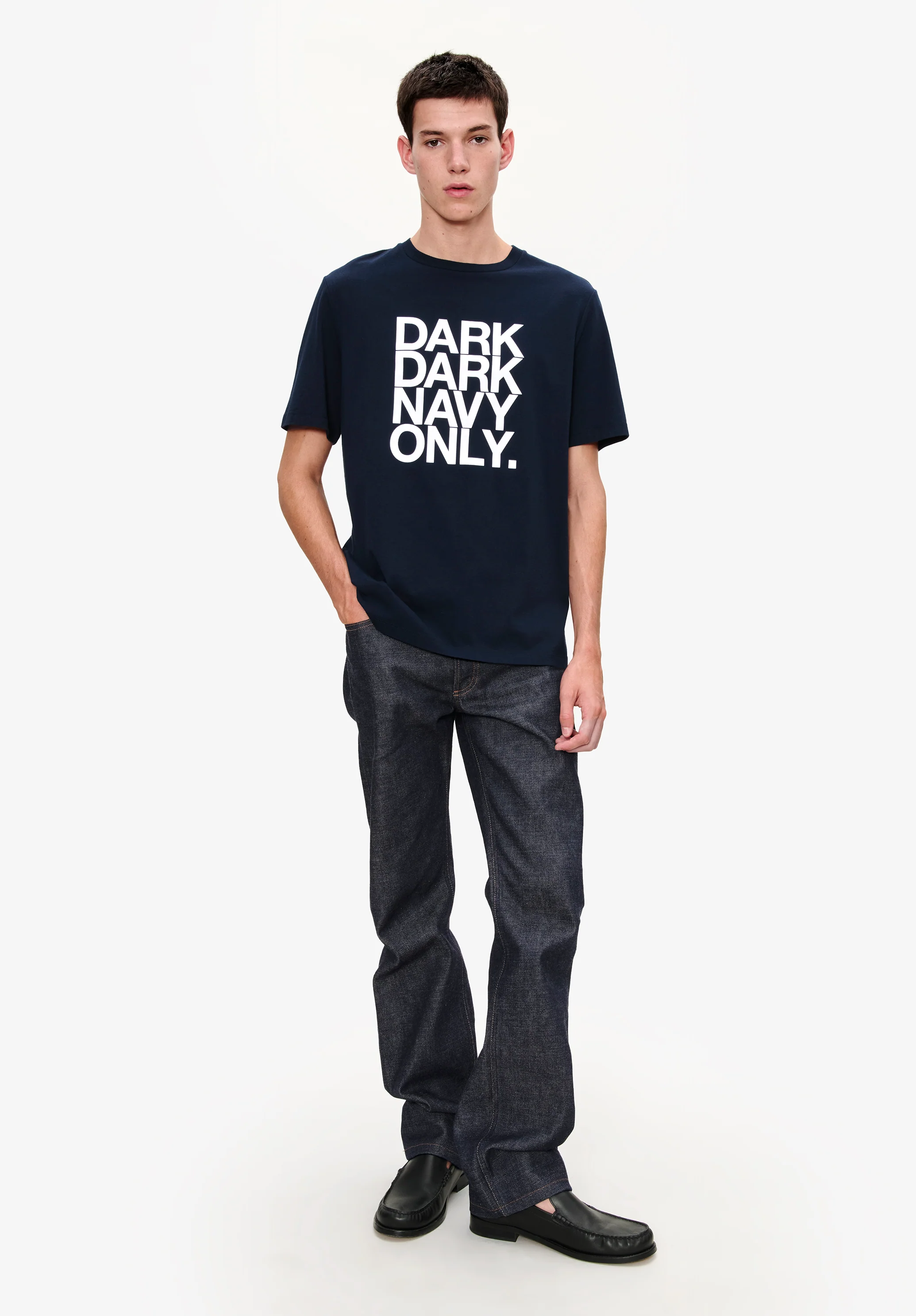 T-shirt dark dark navy only - Dark navy