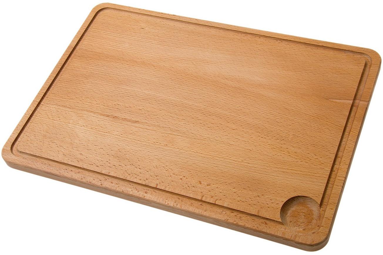 Il Cucinino snijplank met geul beukenhout, 50x35 cm