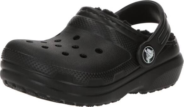 Crocs Kid's Classic Lined Clog Pantoffels maat C13 zwart