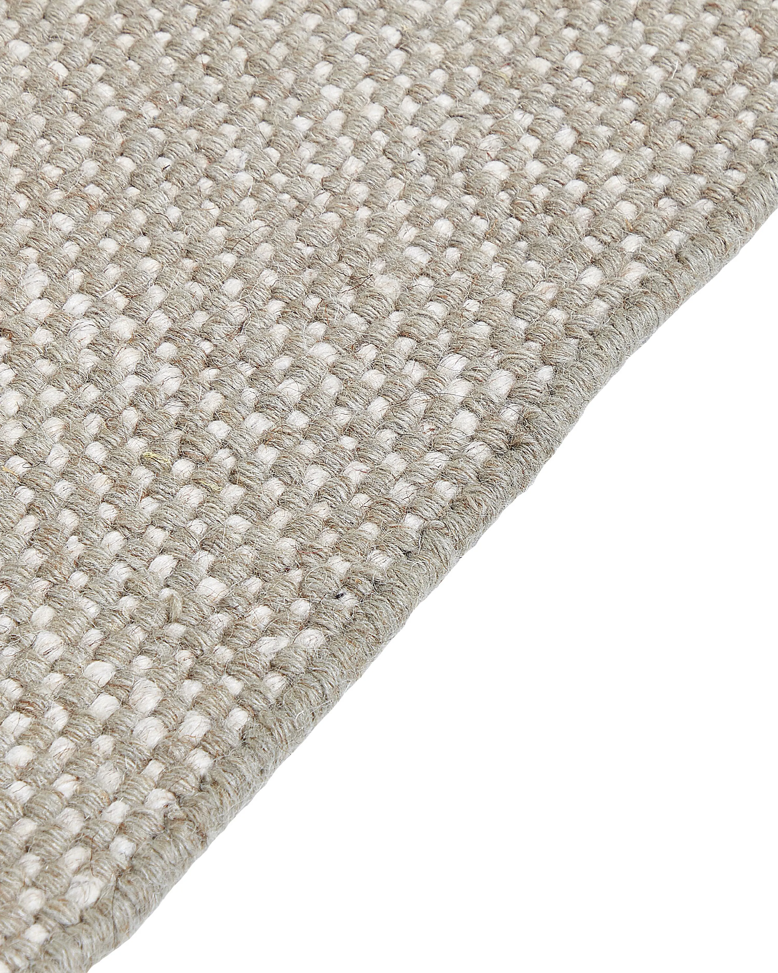 Vloerkleed TEKELER Grijs 160 x 230 cm Wol